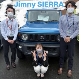 試乗車ジムニーシエラ　ございます！